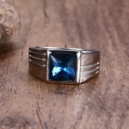 Herrenring mit Zirkonstein
